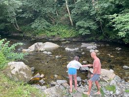 Stream 5 meters from our van