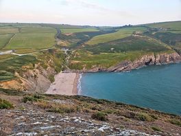 Nearby mwnt beach, taken from the top of the hill!