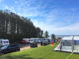Lovely sea view from my tent