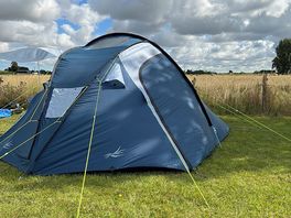 Tent up