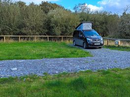 My little van, all alone on the site!