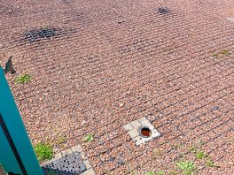 Super plot showing mesh overlay on gravel.