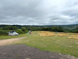View from the shower block