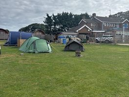 Our little set up for camp x