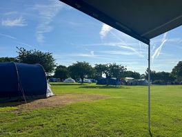 Morning view from our camper van