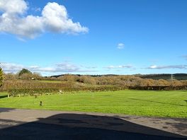 View from hard standing pitch