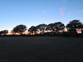 Such a peaceful setting, surrounded by farm land