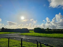 Lovely sky from our pitch