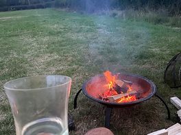Can hire a fire pit on site which was great!