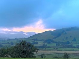 Low cloud over the hills