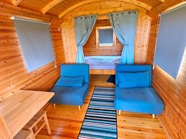 Inside rosie hut