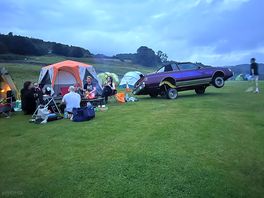 Our camp for 8 friends, their first time camping and they loved it!
