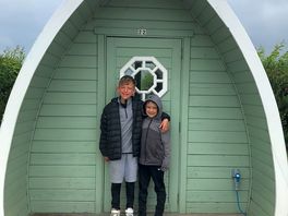 We loved our cute pod 💙💙