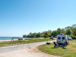 Seaside camping and playground