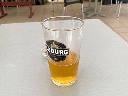 Lovely draught pint after pitching