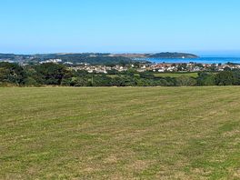 Vue depuis le van dans le camping.
