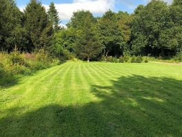 Neatly kept camping field
