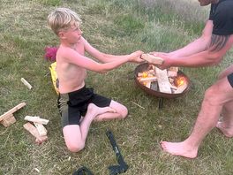 First time to make a fire