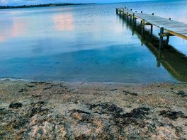 Ponton avant la nuit
