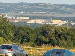 A photo i took of the slightly less picturesque views we hoped for