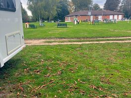 Play area and toilet block