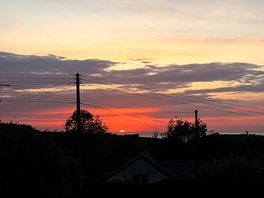 Sunset from the front of the campsite