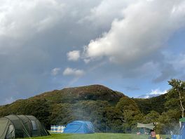 Views at the campsite looking down towards the river