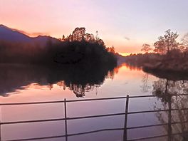 Sunset over the loch