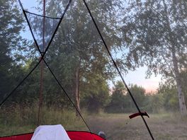 View from my tent!