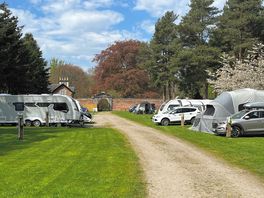 Campsite from the site office