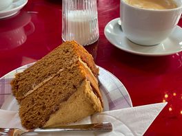The cake and coffee a must have !
