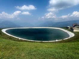 Wasserspeicher am berg