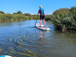 Paddleboarding on the river arun - 20 mins away