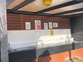 Washing up area