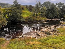 Fantastic walk along the river to settle