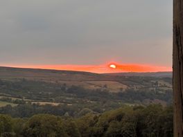 Sunset from the balcony