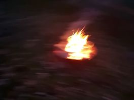 Firepit in the night