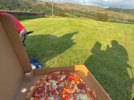 Pizza with a view