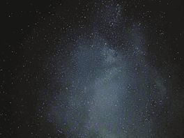 The night sky.