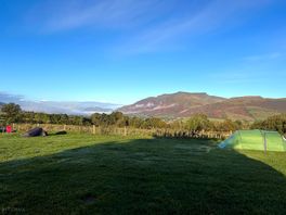 View over hills….