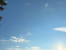 Lovely skies , albeit a bit cloudy
