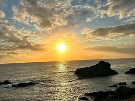 From nearby coastal path