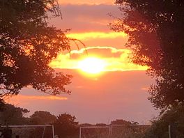 Beautiful sunset.