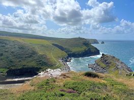 Looking down on boscastle.