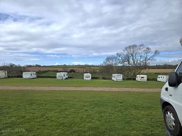 Our view over the valleys and the seasonal vans.