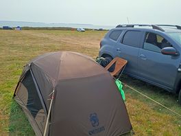 My set up in the most southern part of the campsite 🏕
