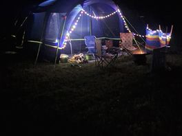 Tent at night