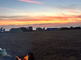 Perfect campfire evening