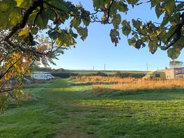 View on entering the campsite