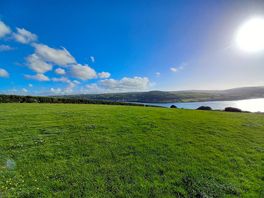 The camping field, looking towards Cippyn and the estuary